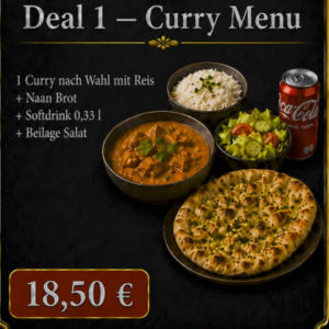 Deal 1 — Curry Menu