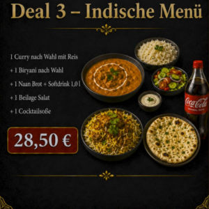 Deal 3 — Indische Menü
